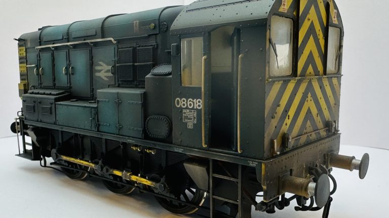 Dapol Gaugemaster Collection 09 factory weathered, renumbered to: 08618, weathering improved and DCC sound Fit